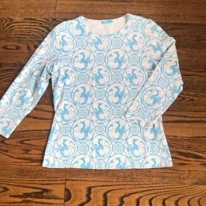 J Mc Laughlin long sleeve knit shirt